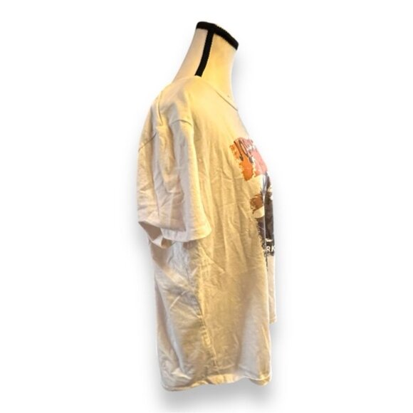 Women’s L maurices Off White Joshua Tree Oversized Graphic Tee 12 14 - Picture 6 of 11